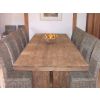 3m Reclaimed Teak Dining Table with 10 Latifa Chairs - 5